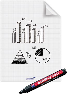 [7159000] legamaster magic-chart flipchart folie 60x80cm