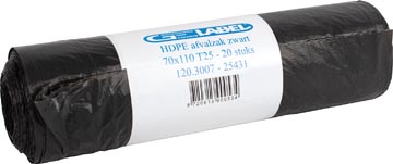 [1203007] vuilzak 70x110cm zw 20x