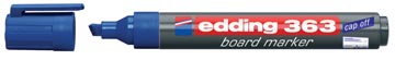 [363B] whiteb marker edding 363 blauw