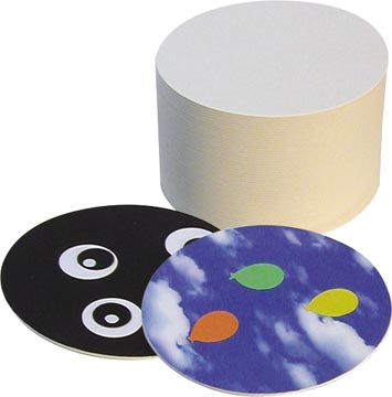 [2325] biervilten wit rond 100x