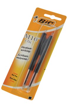 [12805Z] balpen bic zwart m10 bls 2x