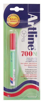 [0671102] marker artline 700n rood bls