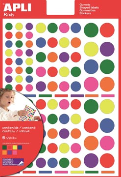 [12970] apli kids sticker 6v cirkel