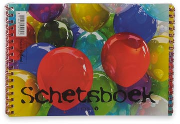 [P894100] schetsboek ballon 20vel a5