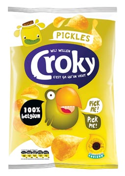 [46395] CROKY CHIPS PICKLES 100G