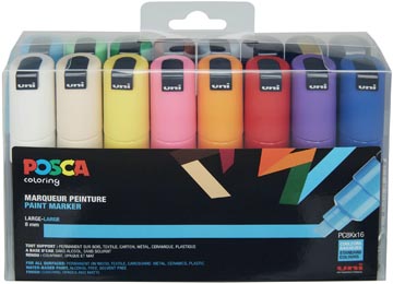 [PC8K16] posca paintmarker 8 ass 16x