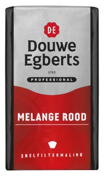 [91604] douwe koffie rood 250g snel