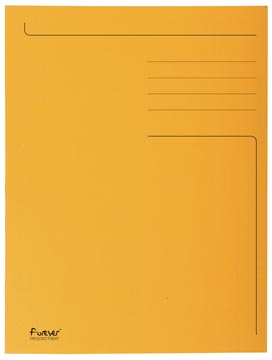 [448009E] Exacompta dossiermap Foldyne ft 24 x 32 cm (voor ft A4), oranje, doos van 50 stuks