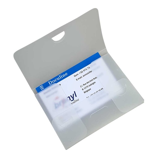 [109419] BOX PP VISITEKAART 70X100X7MM TR.