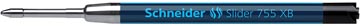 [175501] Schneider-Parker Slider 755 Xb, balpenvulling - zwart- breed