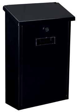 [BG10002] perel brievenbus rio zwart
