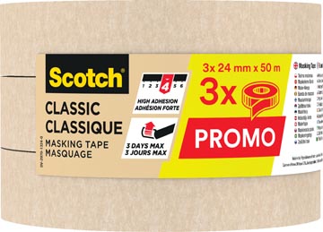 [CL32450] SCOTCH AFPLAKTAPE 24X50 PK3