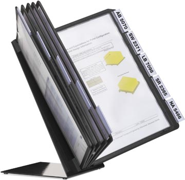 [D557001] bureaustand vario a4 zwart