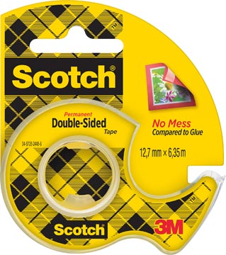 [136N] scotch dubbel tape 12,7mmx6,3m