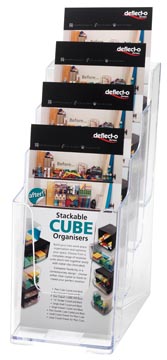 [DE77701] folderhouder 4delig 1/3 a4