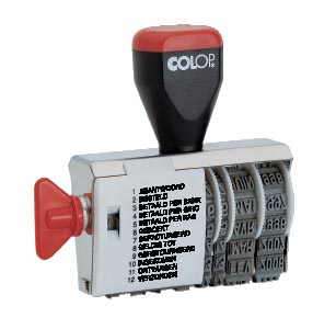 [4000WD] bl woord-datumstemp.colop 4mm