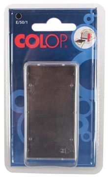 [E/50] bl van 2 inktkussen zwart pr50
