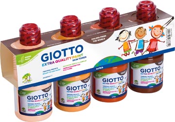 [F542800] giotto skin plakkaatverf x4