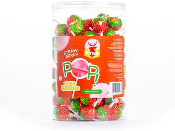 [H6911] hirsch lolly bub strawb 1,7kg