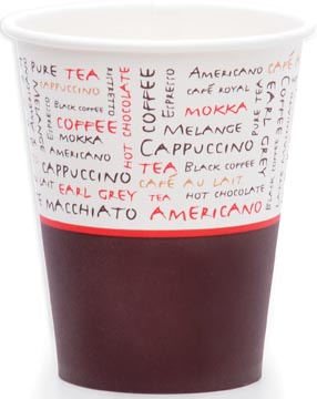 [14053] beker karton hot 230ml ds1000