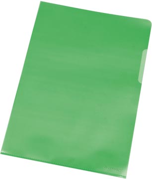 [KF00309] Q-Connect L-Map Groen 120 Micron Pak Van 100 Stuks