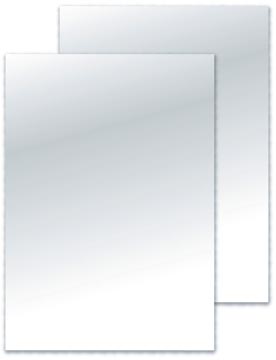 [KF00498] dekblad a4 wit glanzend 100x