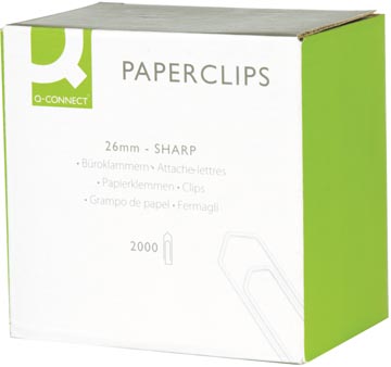[KF01308] q-connect papierkl 26mm 2000x