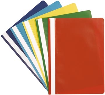 [KF01464] Q-Connect Snelhechtmap, A4, Geassorteerde Kleuren, A4, Pak Van 5 Stuks