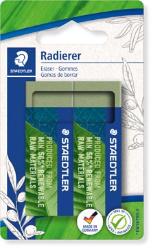 [2680BK2] staedtler gom groot groen bl2