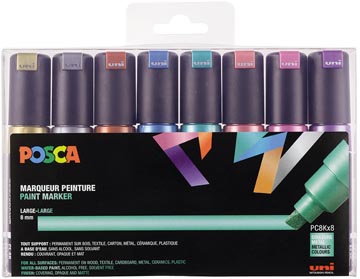[PC8KM09] posca marker pc8k ass 8x