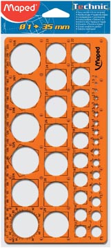 [277620] maped cirkelsjabloon blister