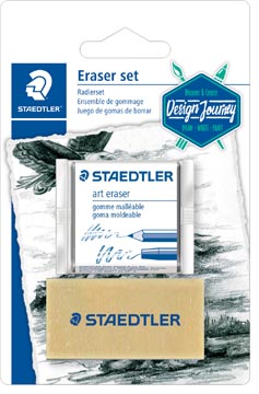 [27SBK2C] staedtler gomset blister 2x