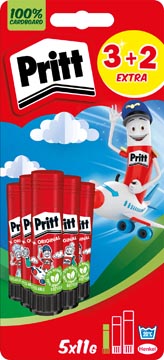 [2884066] pritt plakstift 11g 3+2 bls
