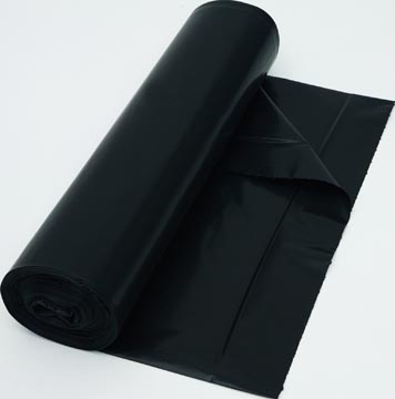 [15018] afvalzak 70x110 37mu zwart 25x