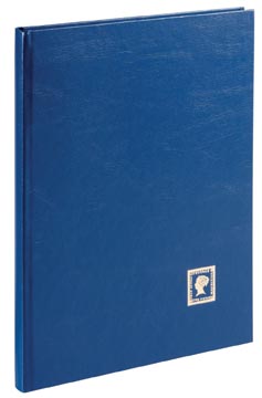[301250B] postzegelalbum a4 32 vel blauw