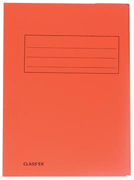 [30205] kaft 3 klep oranje a4 250gr