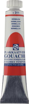 [7-311P] plakkaatverf ef 20ml vermilj