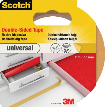 [4210750] SCOTCH DUBBELZ TAPE 50MMX7M