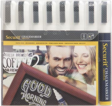 [4244285] securit krijtmarker m wit et8