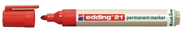 [21R] marker edding 21 rood ecol