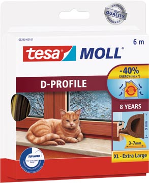 [5393101] classic tochtstrip d 6m br