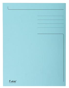 [449006E] Exacompta dossiermap Foldyne ft 24 x 35 cm (voor ft folio), lichtblauw, pak van 50 stuks