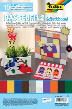 [520499] folia zelfkl vilt 20x30 10v