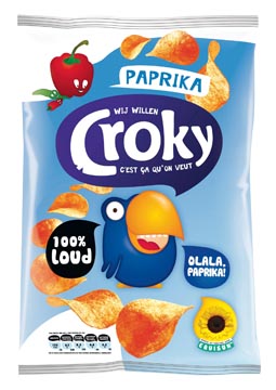 [46375] CROKY CHIPS PAPRIKA 100G