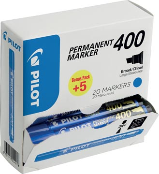 [0504078] pilot perm marker 400 bl 15+5