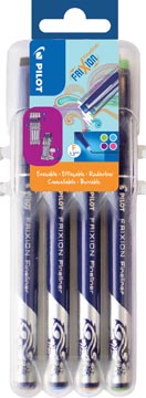 [0537182] PILOT FINELINER FRIXION FUN 4X