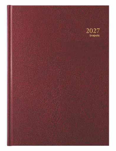 [000113450460] Brepols agenda, Bremax 1 Santex, bordeaux, 2027