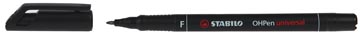 [842-46] stabilo ohpen perm f zwart