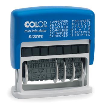 [S120WDF] bl woord-datumstempel fr colop