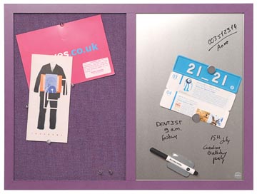 [MX04330] combinatiebord 60x45 lavendel